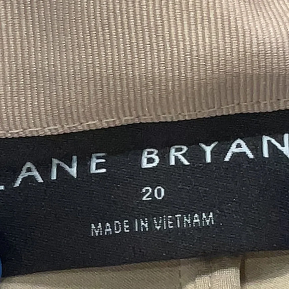 Lane Bryant Tan Ginger Root  Silky Chino Boyfriend Blazer Jacket Plus Size 20 - Picture 7 of 8